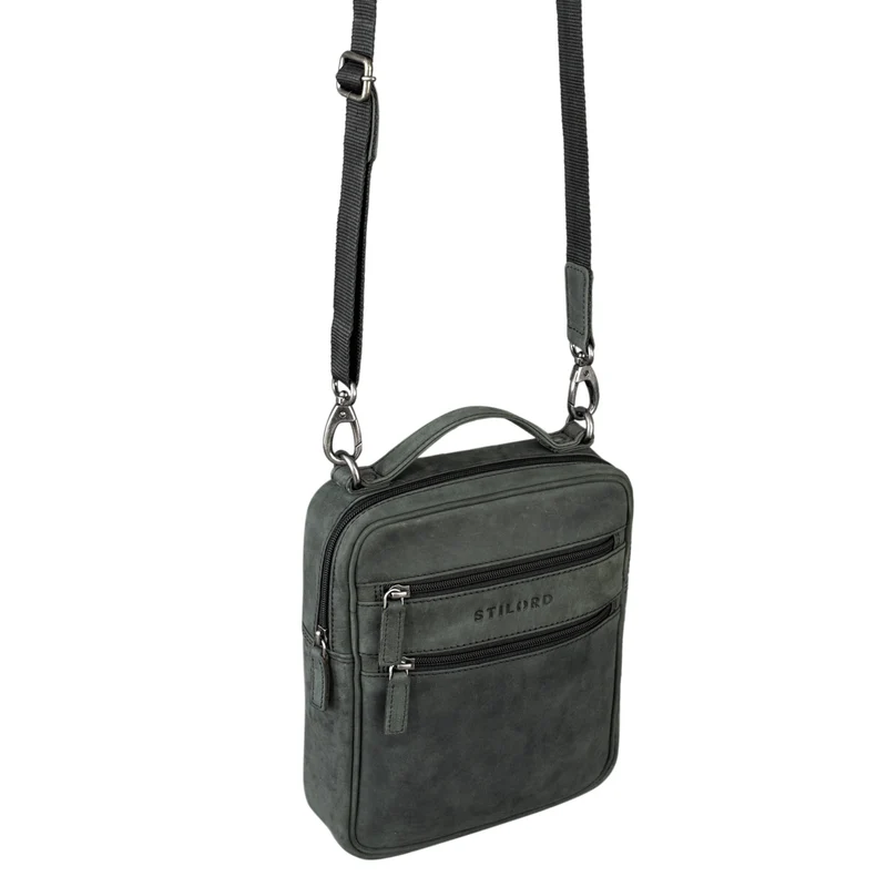 "Mats" Herren Handtasche Leder Vintage