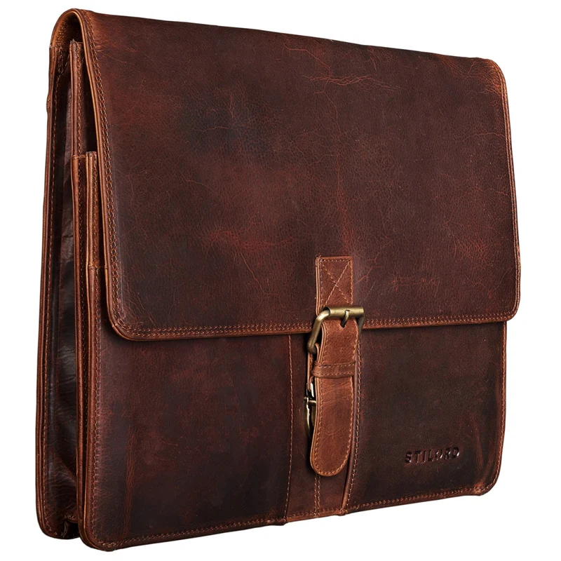 "Magnus" Vintage Aktenmappe Leder