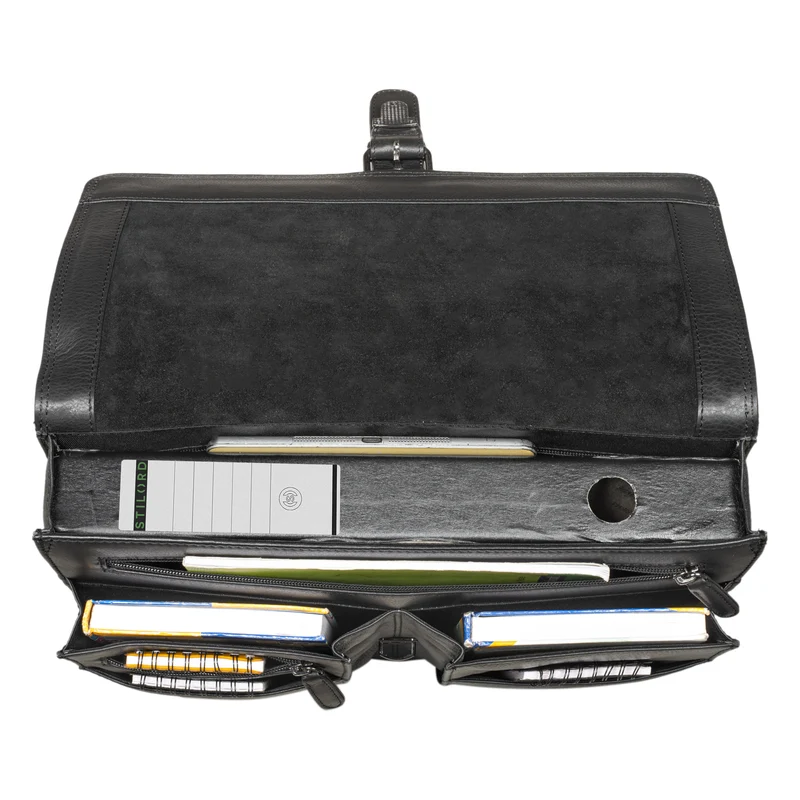 "Magnus" Vintage Aktenmappe Leder
