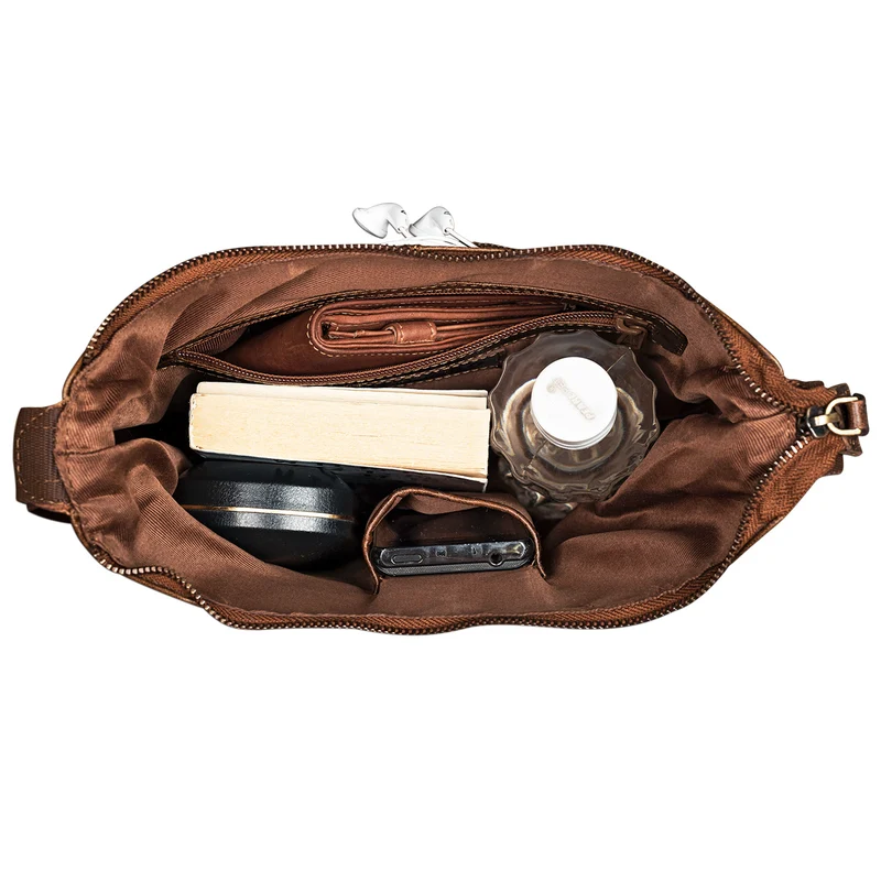 Schultertasche Handtasche Umhängetasche Leder