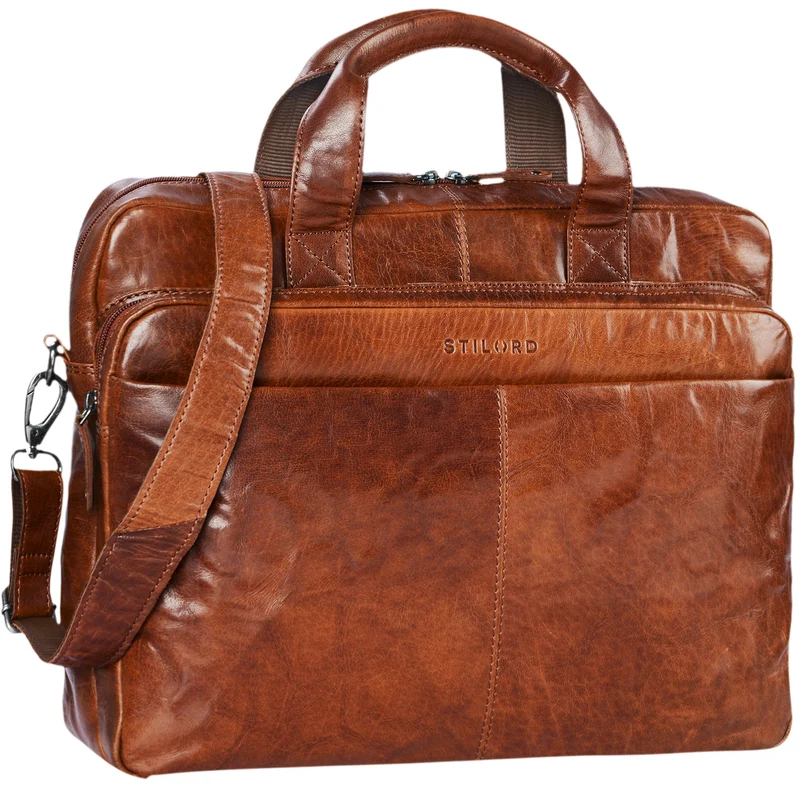 "Verus" Vintage Ledertasche groß