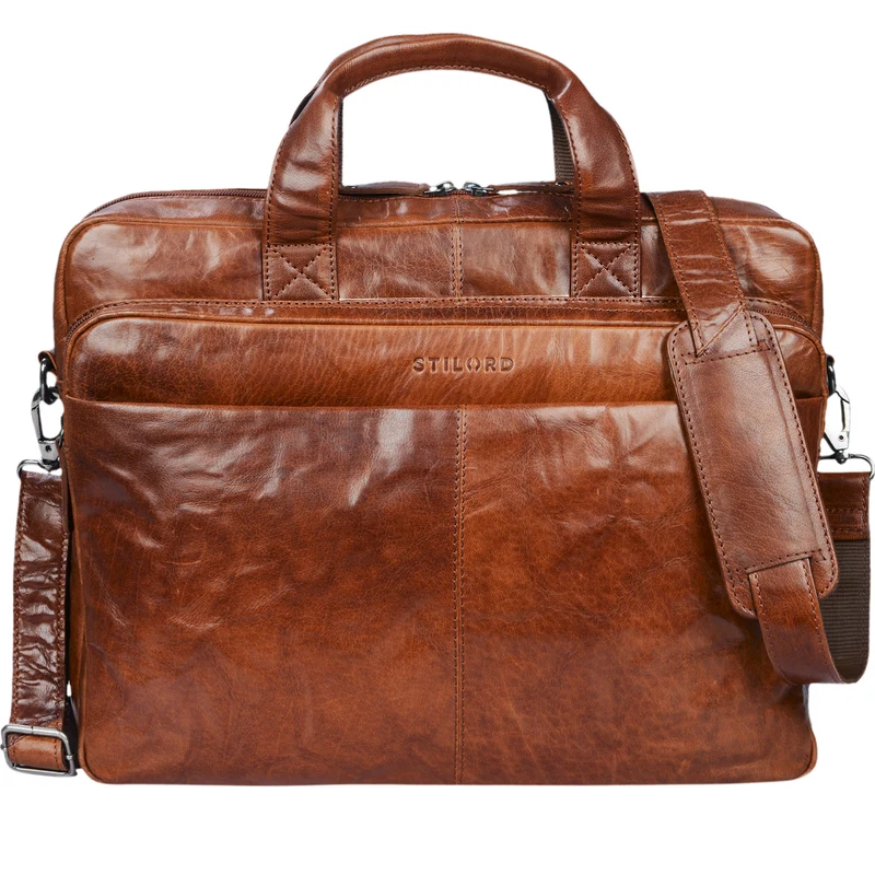 "Verus" Vintage Ledertasche groß