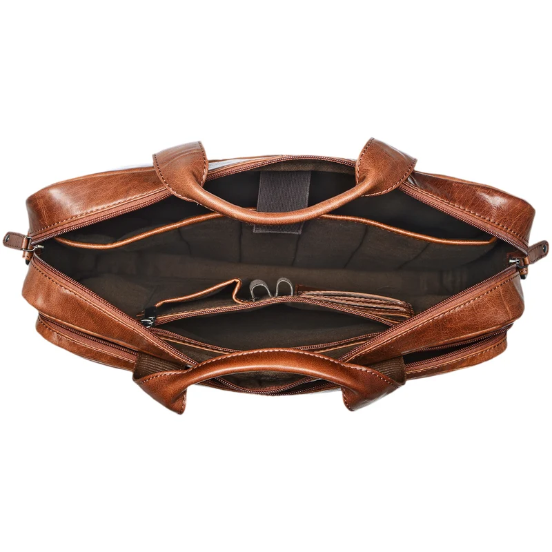 "Verus" Vintage Ledertasche groß