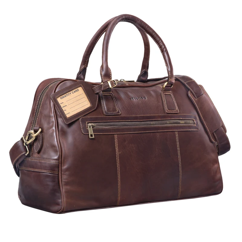 Vintage Reisetasche "Dakota" Weekender Bag Büffel Leder