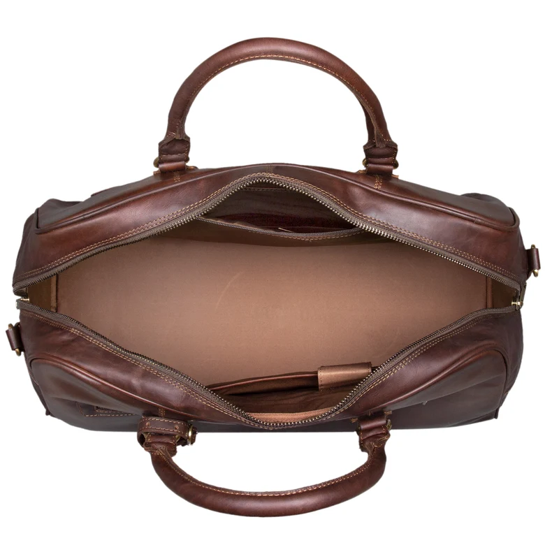 Vintage Reisetasche "Dakota" Weekender Bag Büffel Leder