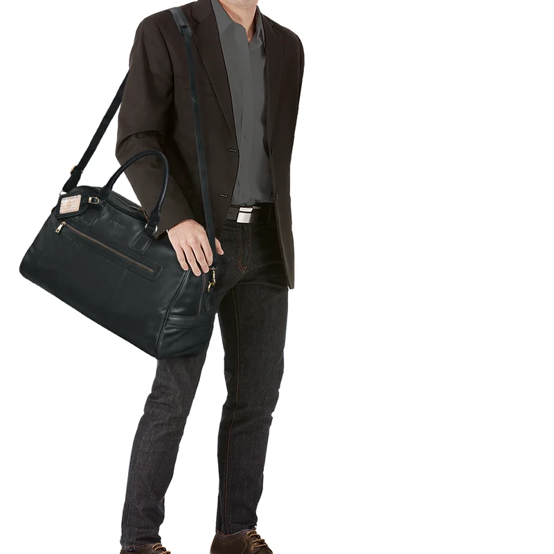 Vintage Reisetasche "Dakota" Weekender Bag Büffel Leder