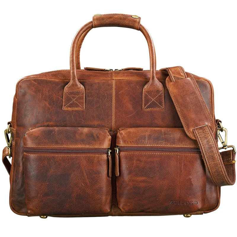 "Ben" Vintage Ledertasche Herren groß