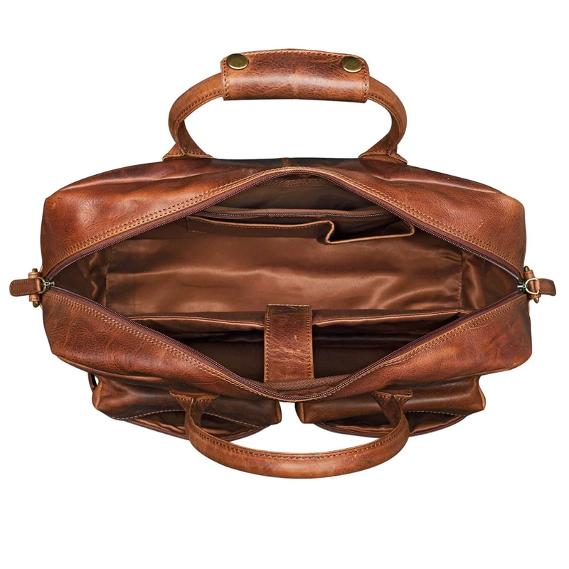 "Ben" Vintage Ledertasche Herren groß