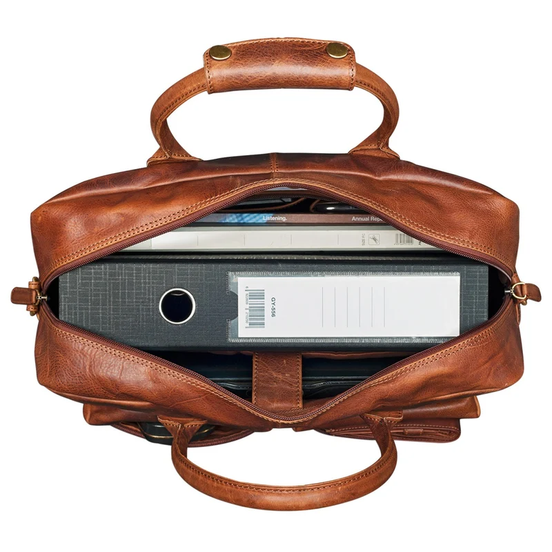 "Ben" Vintage Ledertasche Herren groß