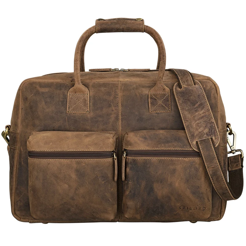 "Ben" Vintage Ledertasche Herren groß