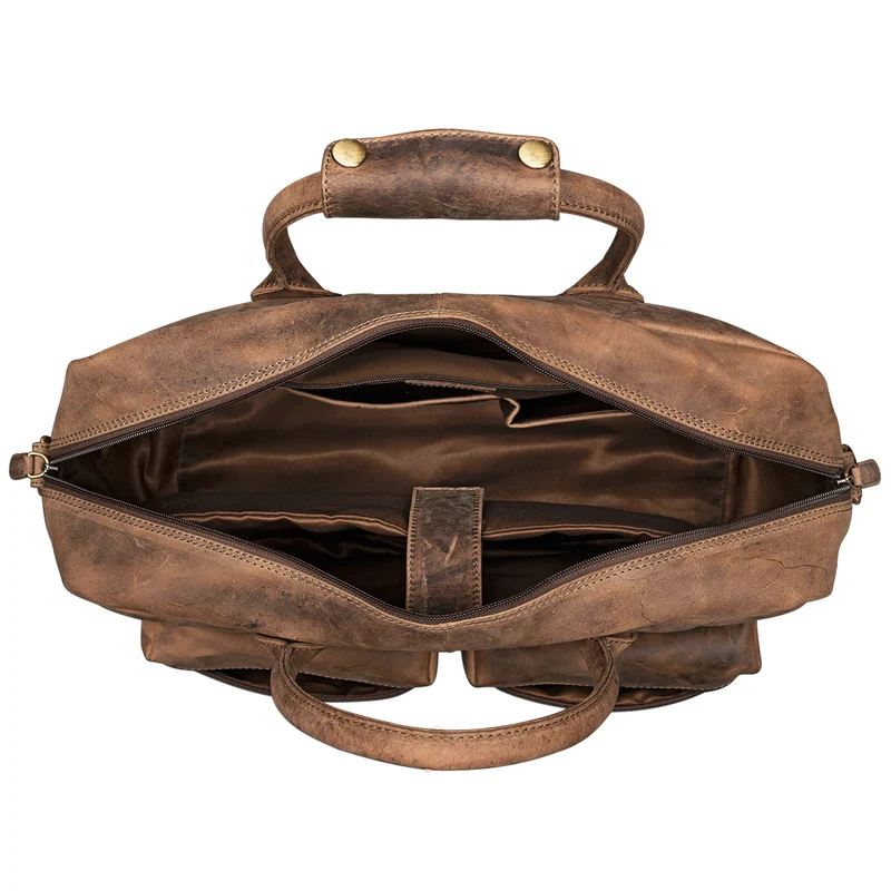 "Ben" Vintage Ledertasche Herren groß