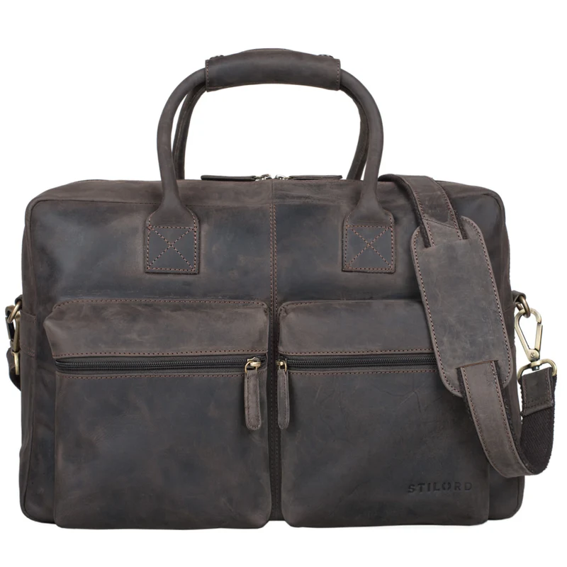"Ben" Vintage Ledertasche Herren groß