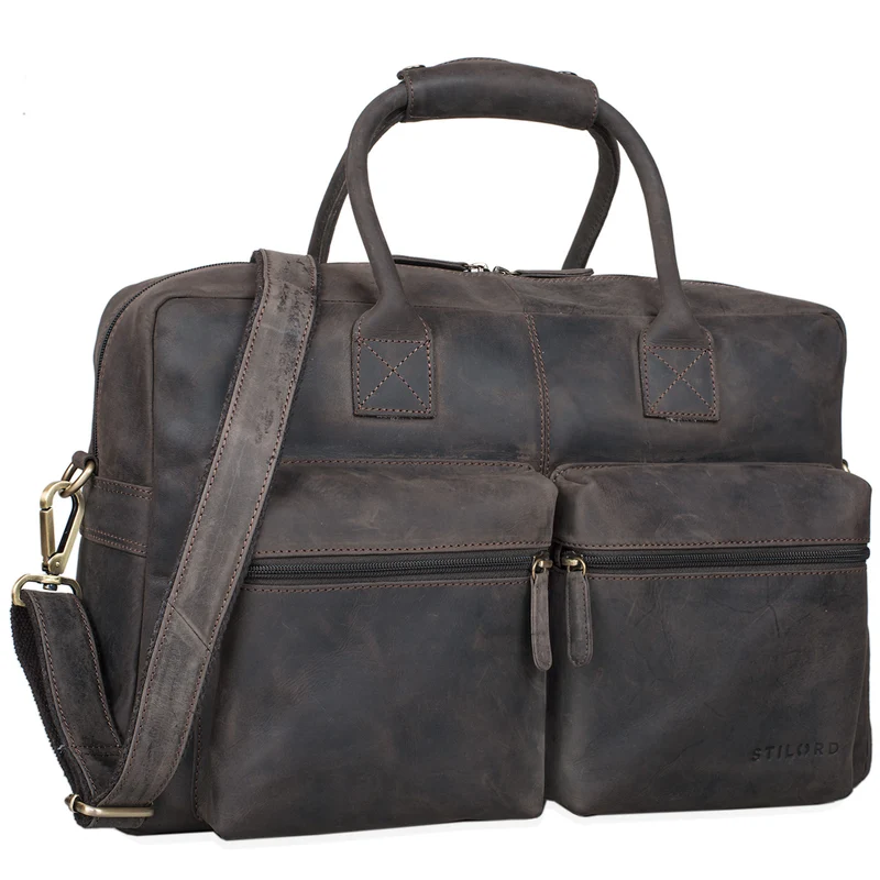 "Ben" Vintage Ledertasche Herren groß