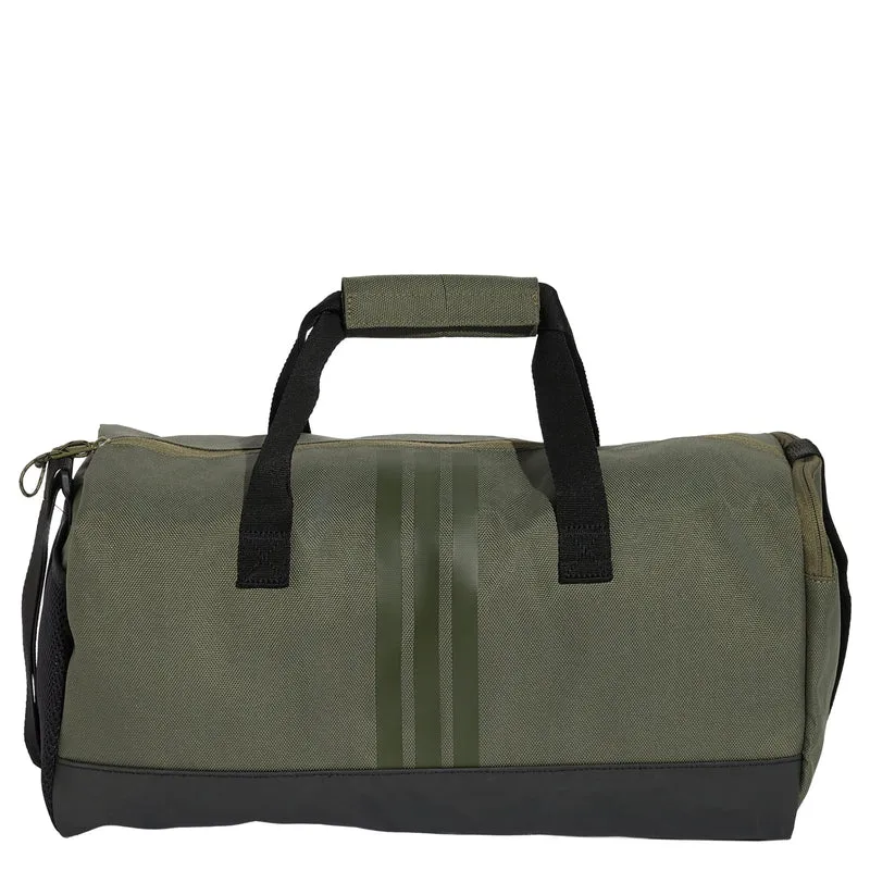 adidas 3 Stripes Duffel Bag Small - Weekender (olive strata/black)