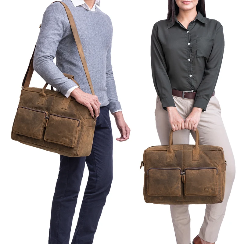 "Henri" Bürotasche Leder