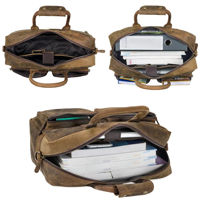 "Henri" Bürotasche Leder