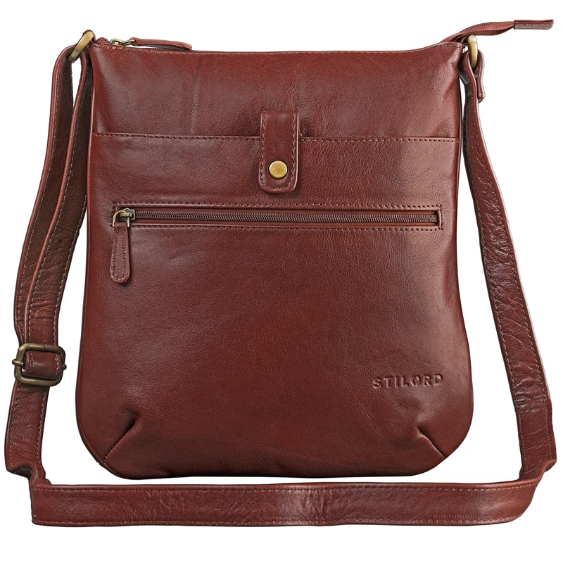"Lina" Elegante Damen Umhängetasche Leder