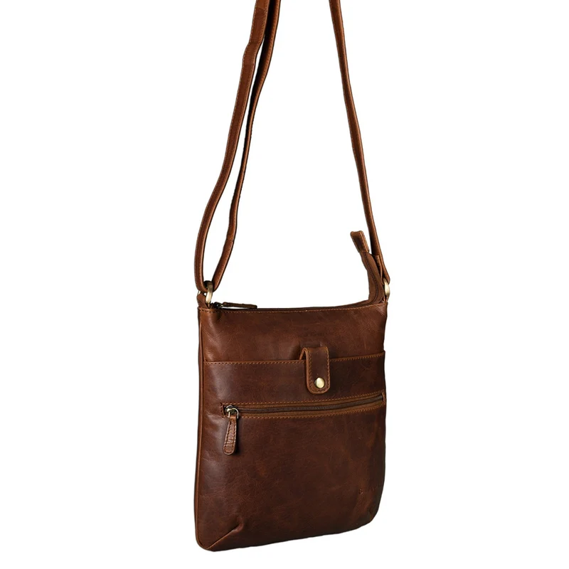 "Lina" Elegante Damen Umhängetasche Leder