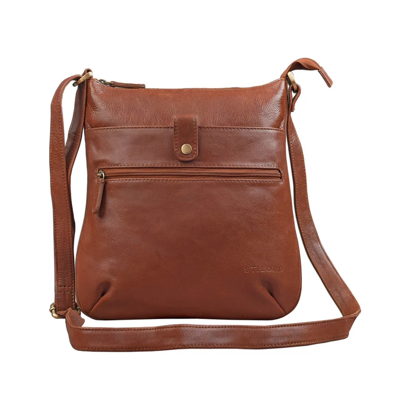 "Lina" Elegante Damen Umhängetasche Leder