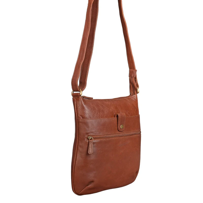 "Lina" Elegante Damen Umhängetasche Leder