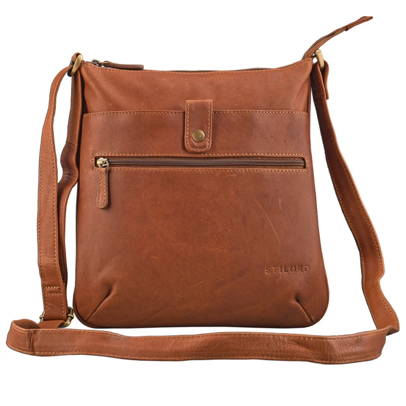 "Lina" Elegante Damen Umhängetasche Leder
