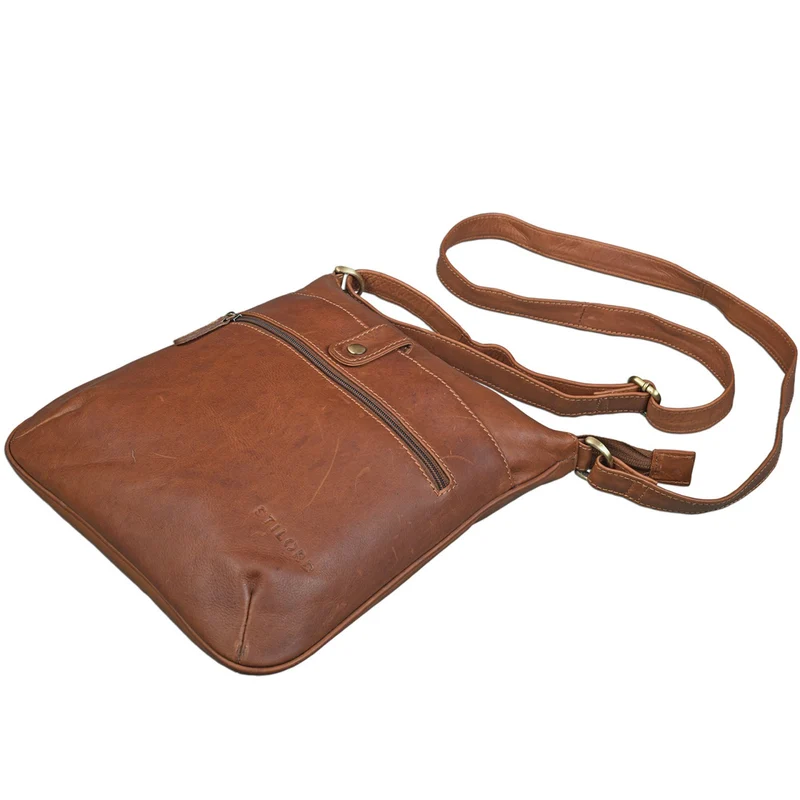 "Lina" Elegante Damen Umhängetasche Leder