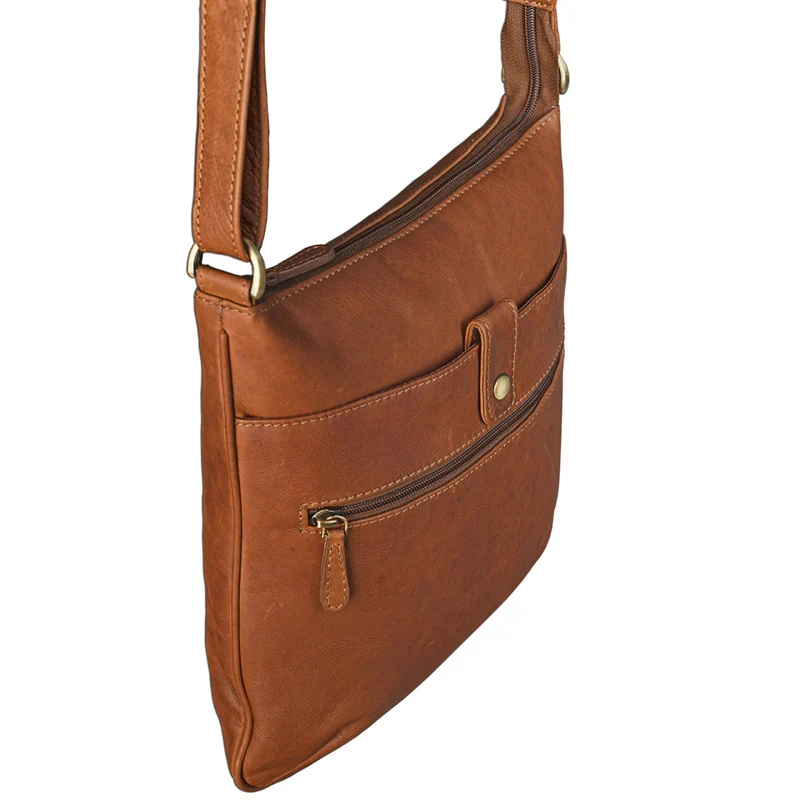 "Lina" Elegante Damen Umhängetasche Leder