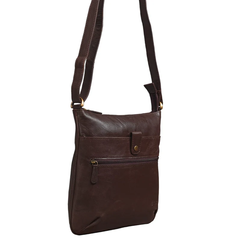 "Lina" Elegante Damen Umhängetasche Leder