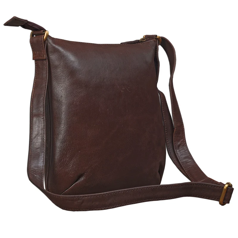 "Lina" Elegante Damen Umhängetasche Leder