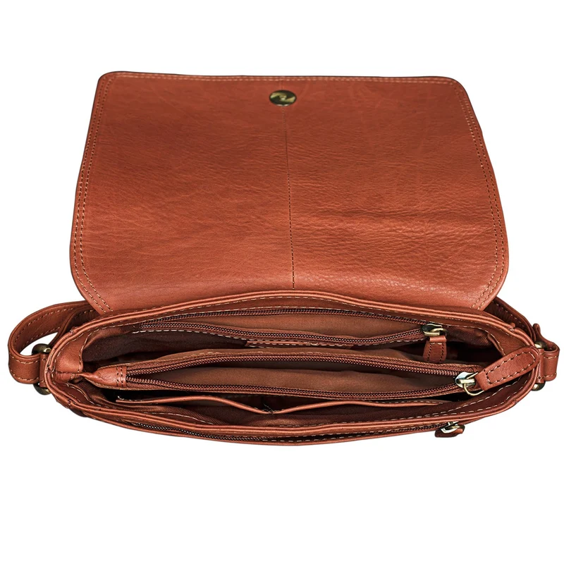 "Leana" Damen Umhängetasche Leder
