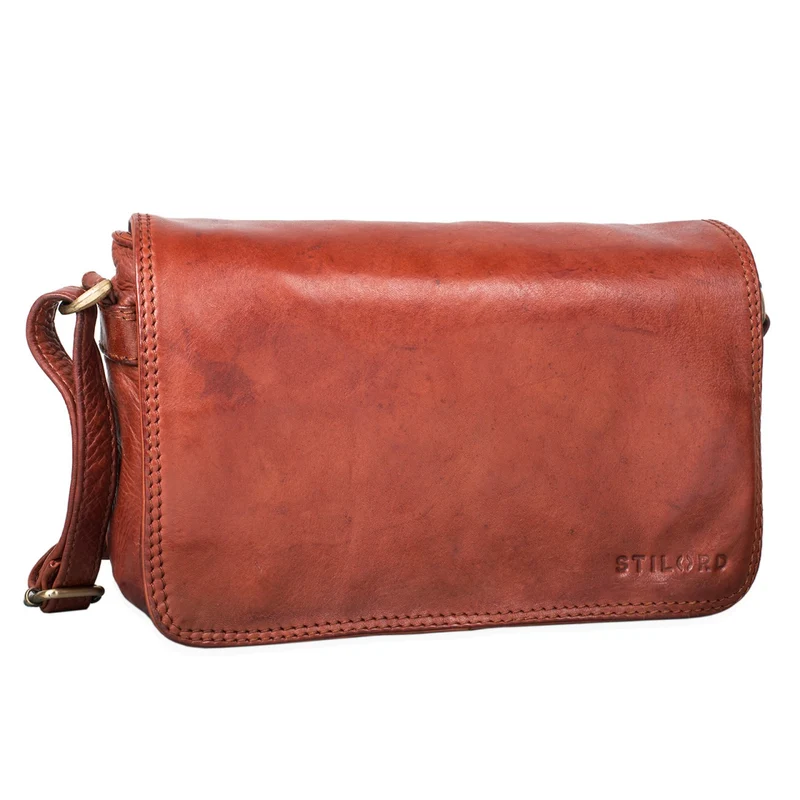 "Leana" Damen Umhängetasche Leder