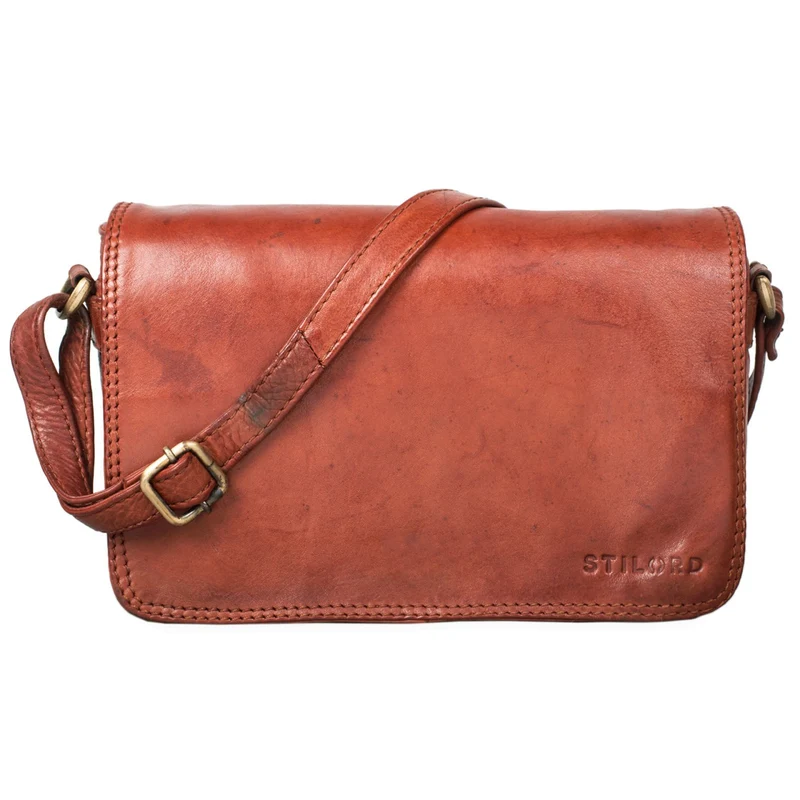 "Leana" Damen Umhängetasche Leder