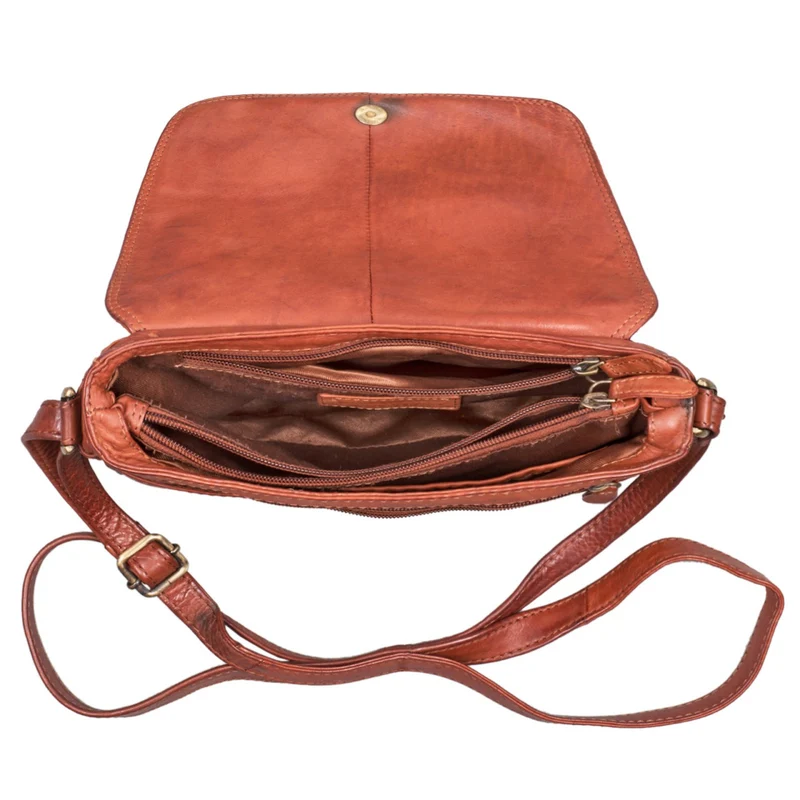 "Leana" Damen Umhängetasche Leder