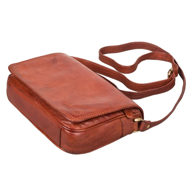 "Leana" Damen Umhängetasche Leder