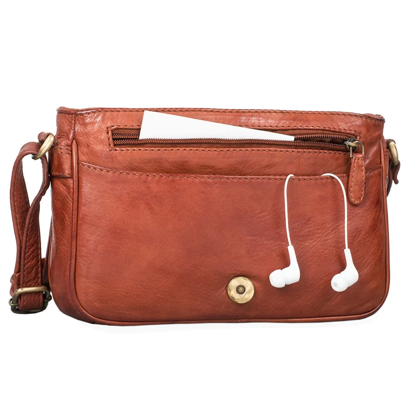 "Leana" Damen Umhängetasche Leder