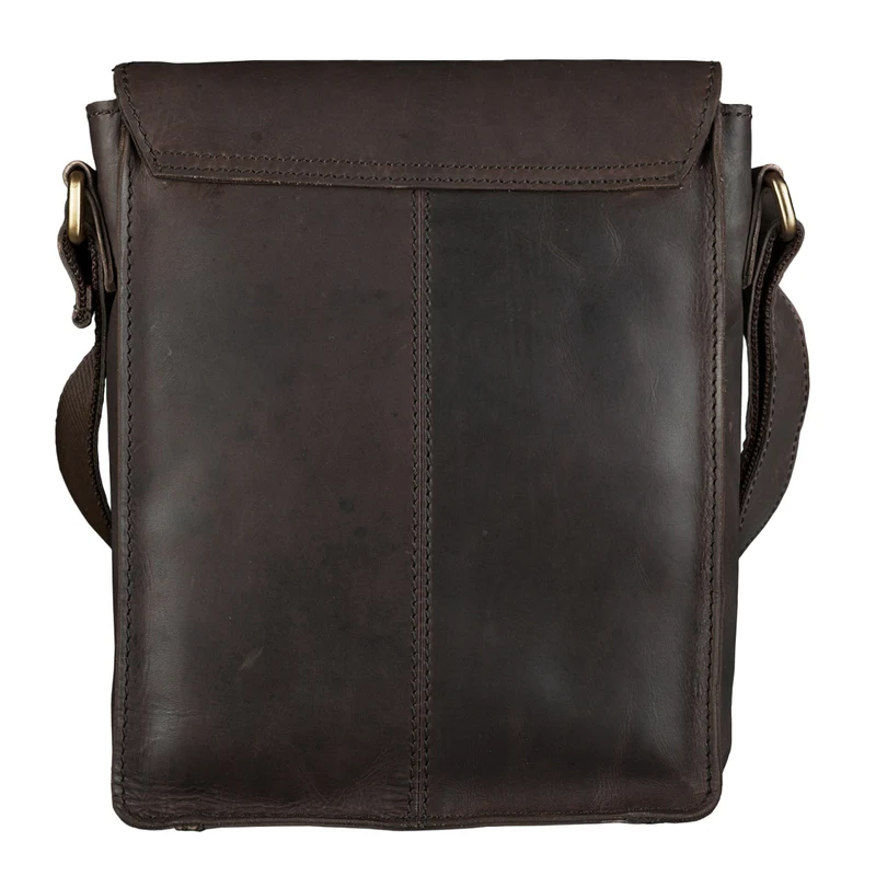 "Finn" Kleine Umhängetasche Herren Leder Messenger Bag Herrentasche