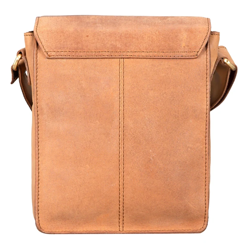 "Finn" Kleine Umhängetasche Herren Leder Messenger Bag Herrentasche