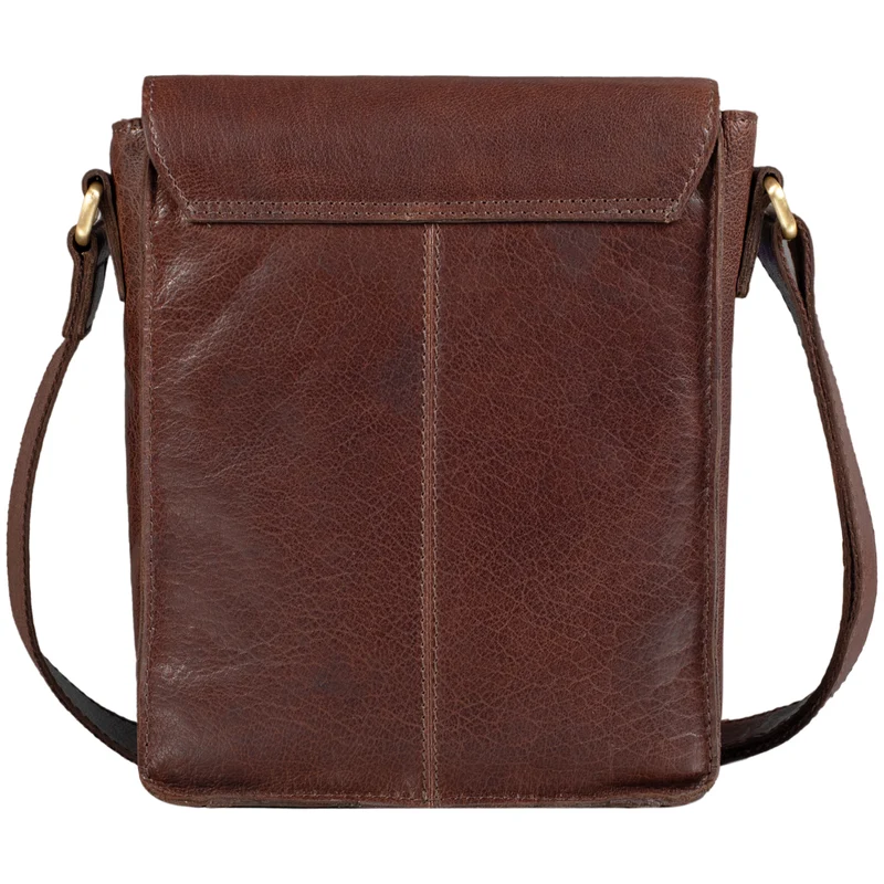 "Finn" Kleine Umhängetasche Herren Leder Messenger Bag Herrentasche