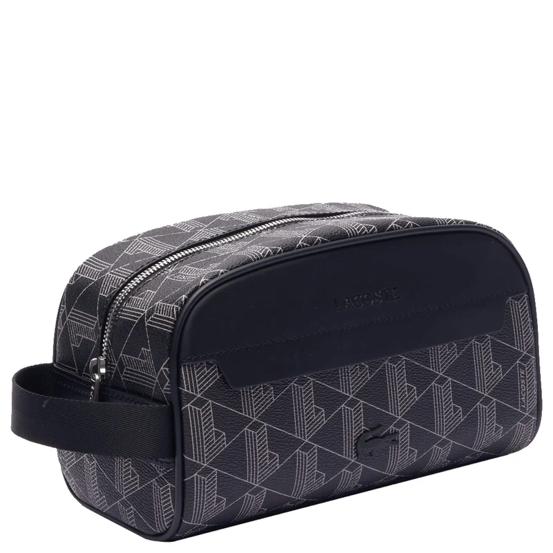 Lacoste The Blend - Kulturbeutel 22 cm (monogram noir gris)