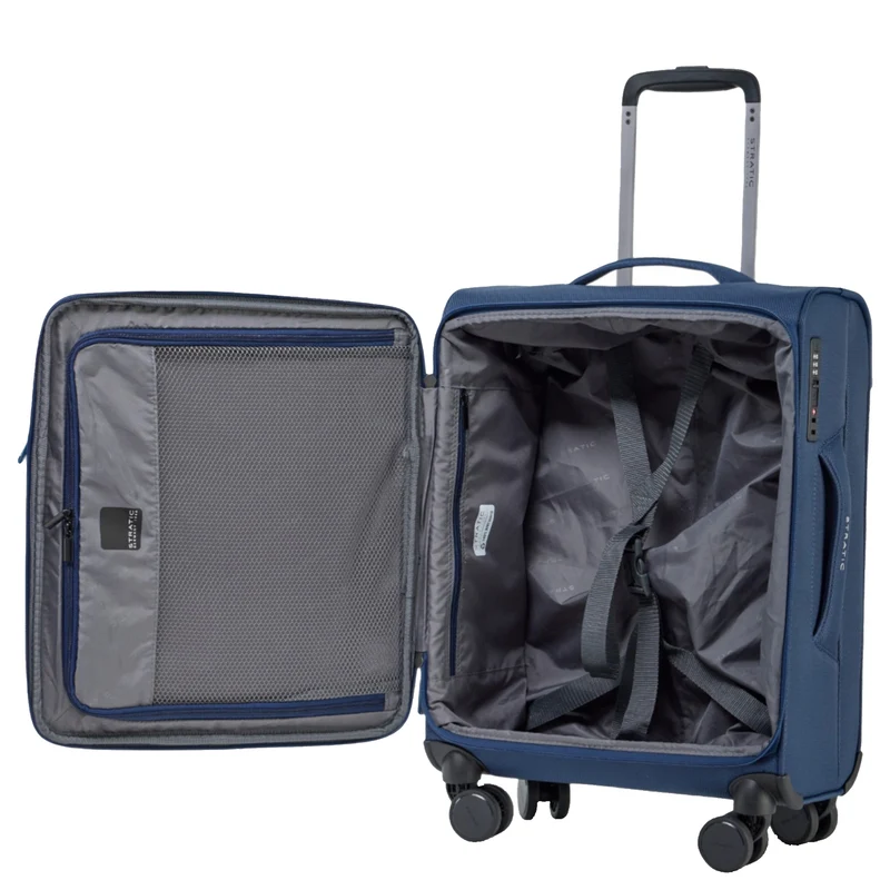Stratic Lite - 4-Rollen-Kabinentrolley 55 cm (dark blue)