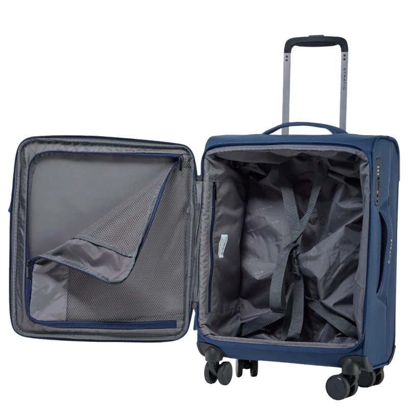 Stratic Lite - 4-Rollen-Kabinentrolley 55 cm (dark blue)