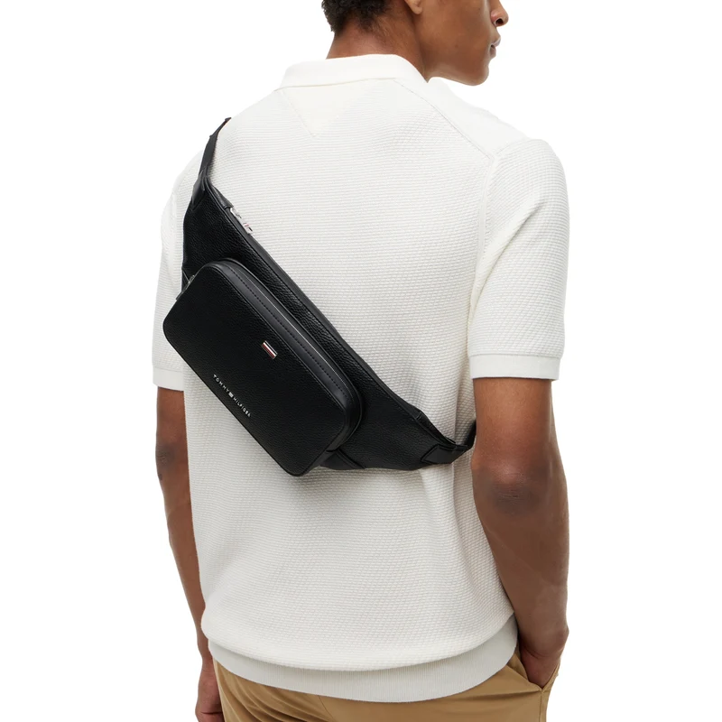 Tommy Hilfiger Central Bum Bag - Gürteltasche/Umhängetasche 47 cm (black)