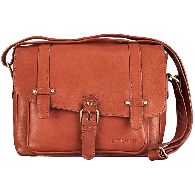 "Lara" Vintage Umhängetasche Damen Leder