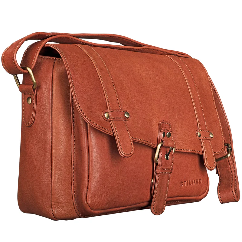 "Lara" Vintage Umhängetasche Damen Leder