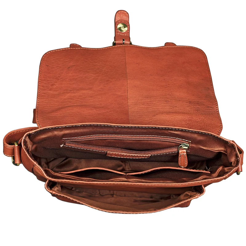 "Lara" Vintage Umhängetasche Damen Leder