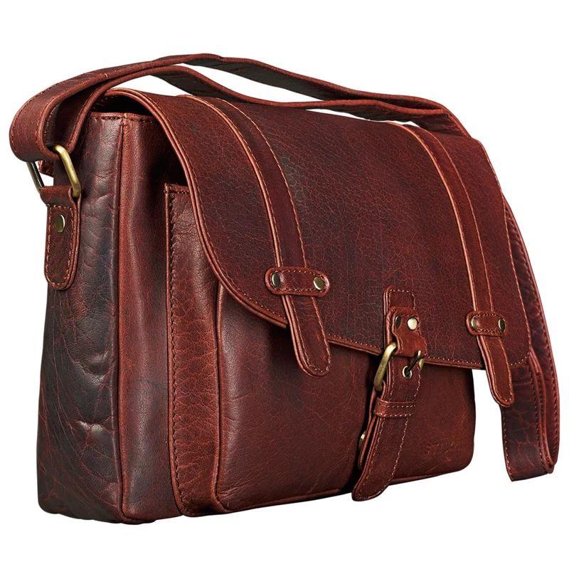 "Lara" Vintage Umhängetasche Damen Leder
