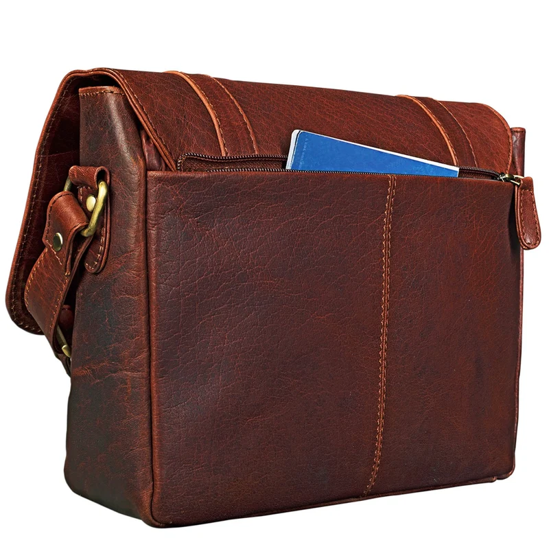 "Lara" Vintage Umhängetasche Damen Leder