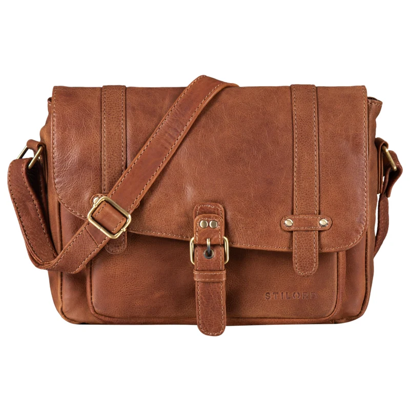 "Lara" Vintage Umhängetasche Damen Leder
