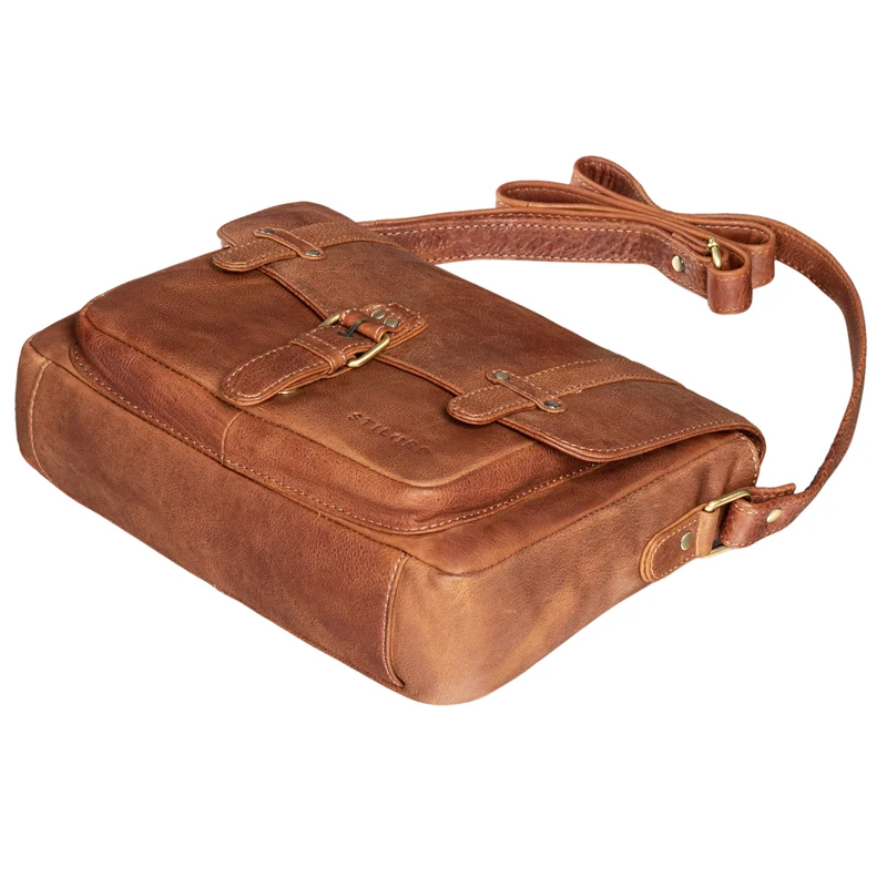 "Lara" Vintage Umhängetasche Damen Leder