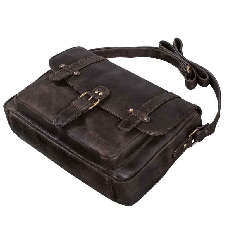 "Lara" Vintage Umhängetasche Damen Leder